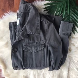 Gray utility jacket